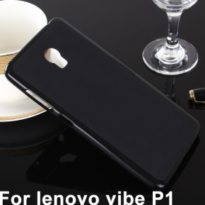 Силиконов гръб ТПУ мат за Lenovo Vibe P1 P1a42 / Lenovo Vibe P1 Pro / Lenovo Vibe P1 Turbo черен